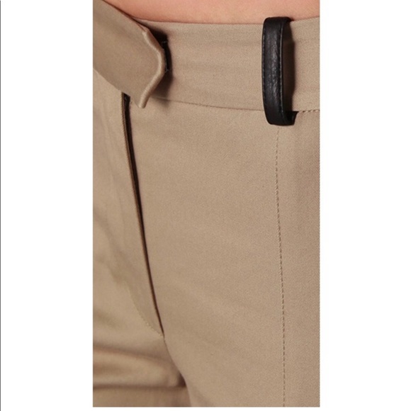 Alexander Wang Twill Skinny Stirrup Pants Leather Details - Picture 5 of 9